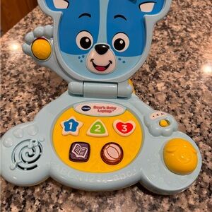 Vtech Bear's Baby Laptop - Light Blue and Yellow Learning Toy